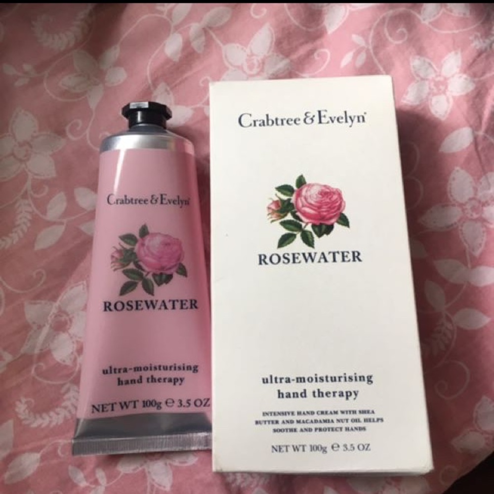 Crabtree & Evelyn Hand Therapy, Rosewater, 3.5 oz